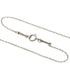 Double Heart Pendant Necklace Sterling Silver