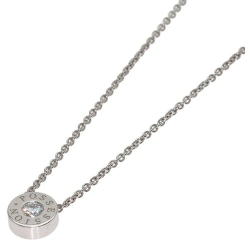 Possession Pendant Necklace 18K White Gold with Diamond