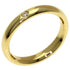 Stacking Band Ring 18K Yellow Gold with Diamond
