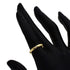 Stacking Band Ring 18K Yellow Gold with Diamond