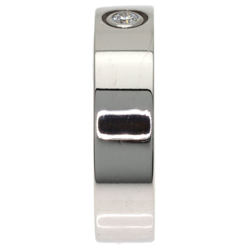 Anniversary 1P Ring 18K White Gold with Diamond