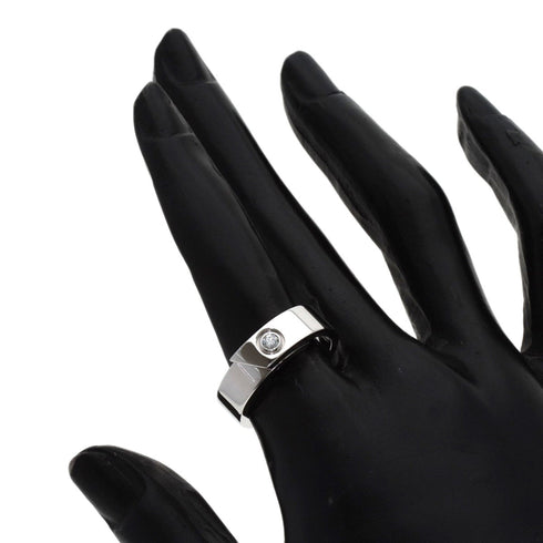 Anniversary 1P Ring 18K White Gold with Diamond