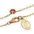 Damour Saphir Léger Pendant Necklace 18K Rose Gold with Sapphire