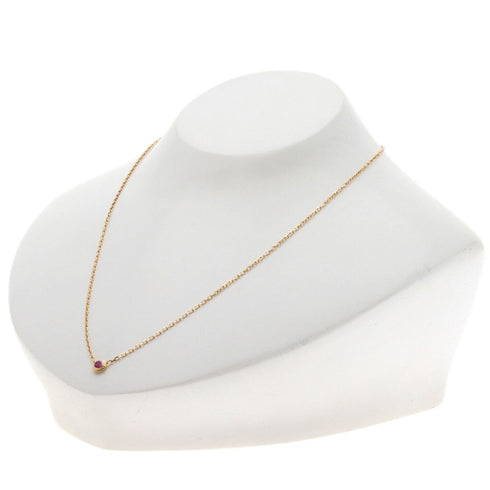 Damour Saphir Léger Pendant Necklace 18K Rose Gold with Sapphire