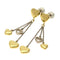 Earrings 18K White Gold and 18K Yellow Gold