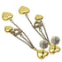 Earrings 18K White Gold and 18K Yellow Gold