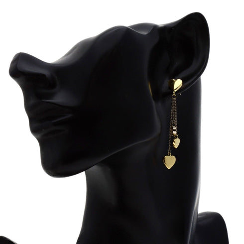 Earrings 18K White Gold and 18K Yellow Gold
