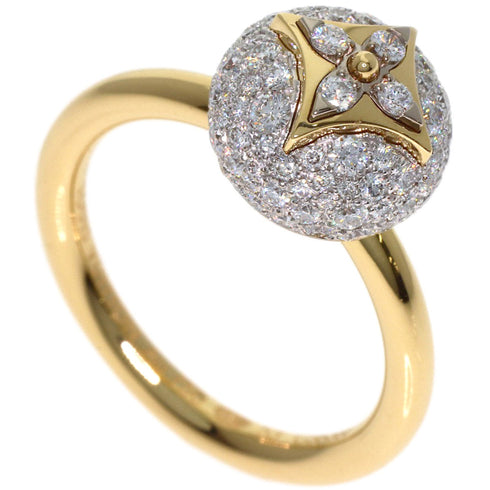 Band Ring 18K Yellow Gold and Diamond