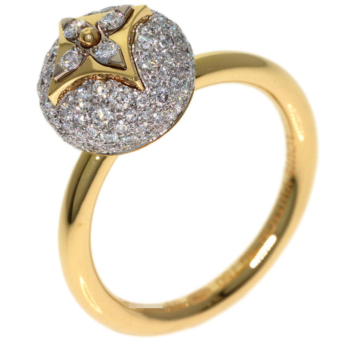 Band Ring 18K Yellow Gold and Diamond