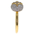 Band Ring 18K Yellow Gold and Diamond