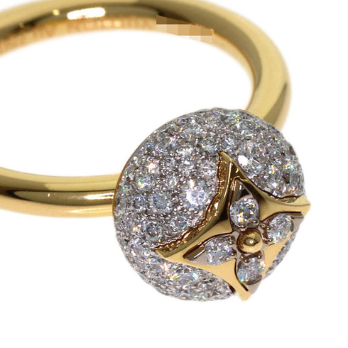 Band Ring 18K Yellow Gold and Diamond