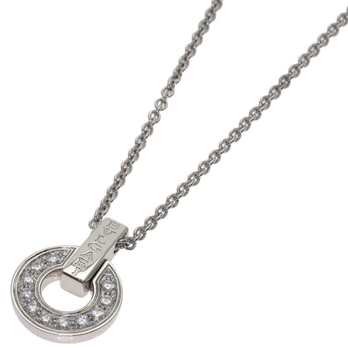 Pendant Necklace 18K White Gold with Diamond