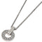 Pendant Necklace 18K White Gold with Diamond