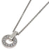 Pendant Necklace 18K White Gold with Diamond