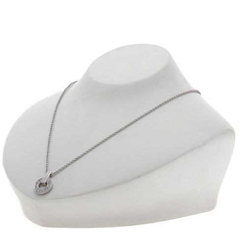 Pendant Necklace 18K White Gold with Diamond