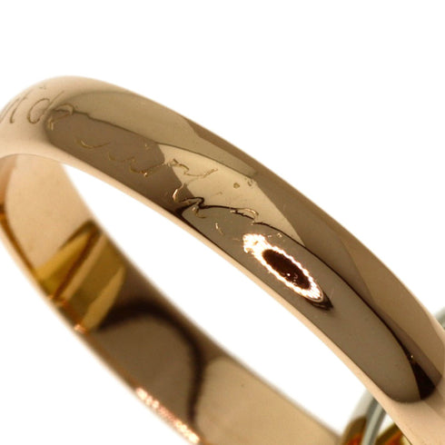 Vendome Louis Cartier Band Ring 18K Tricolor Gold