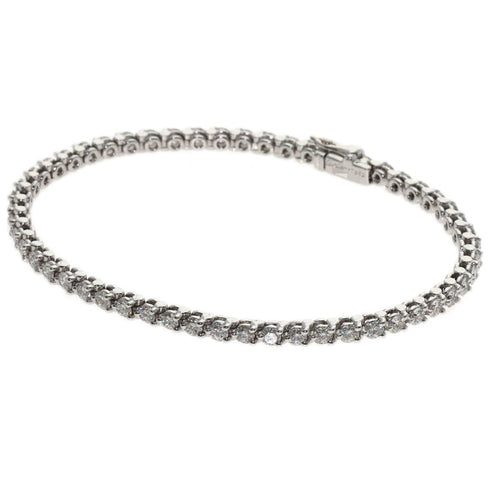 Tennis Bracelet Platinum with Diamond