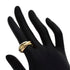Vendome Louis Cartier Band Ring 18K Tricolor Gold