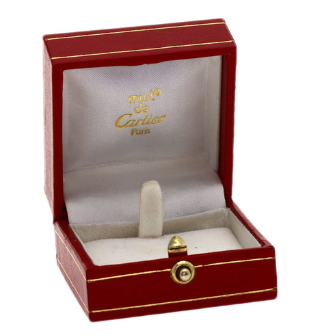 Vendome Louis Cartier Band Ring 18K Tricolor Gold