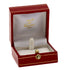 Vendome Louis Cartier Band Ring 18K Tricolor Gold