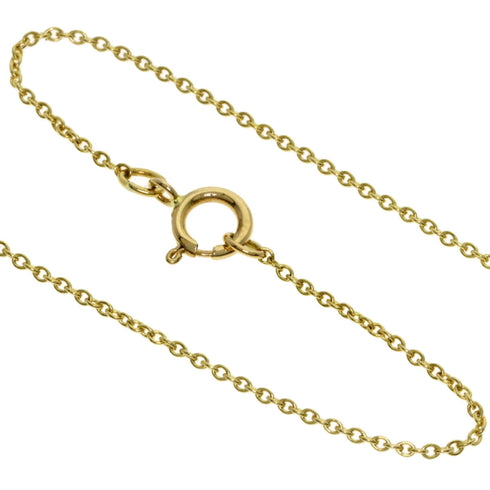 Triple Heart Pendant Necklace 18K Yellow Gold with Diamond