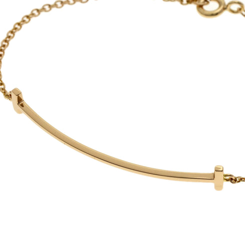 T Smile Pendant Necklace 18K Rose Gold