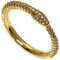 Ouroboros Half Diamond Ring 18K Yellow Gold with Diamond