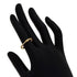 Ouroboros Half Diamond Ring 18K Yellow Gold with Diamond