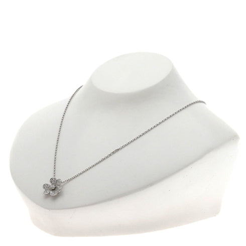 Frivole Pendant Necklace 18K White Gold with Diamond Small