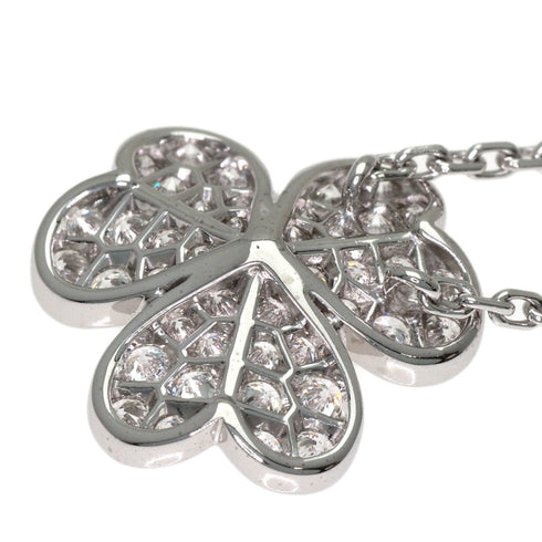 Frivole Pendant Necklace 18K White Gold with Diamond Small