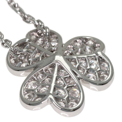 Frivole Pendant Necklace 18K White Gold with Diamond Small