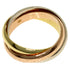 Vendome Louis Cartier Band Ring 18K Tricolor Gold