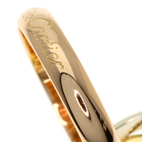 Vendome Louis Cartier Band Ring 18K Tricolor Gold