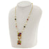 Allegra Pendant Necklace 18K Yellow Gold with Amethyst Citrine Color Stone Diamond Pearl Peridot Topaz Tourmal
