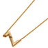 Up Side Down Pendant Necklace 18K Rose Gold