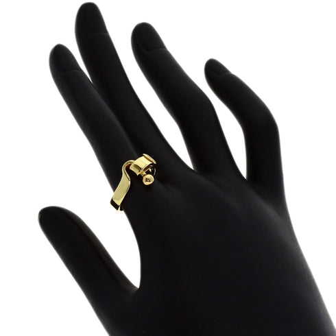 Hook Eye Ring 18K Yellow Gold