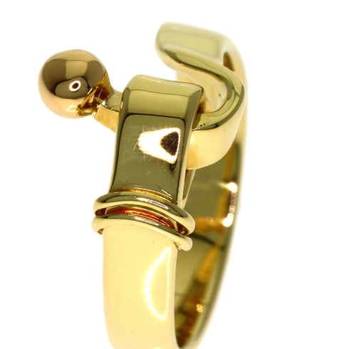 Hook Eye Ring 18K Yellow Gold
