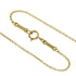 Open Heart Pendant Necklace 18K Yellow Gold 19.4mm