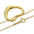 Open Heart Pendant Necklace 18K Yellow Gold 18.2mm