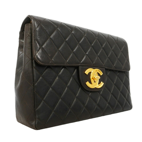 Vintage Classic Single Flap Bag Quilted Lambskin Jumbo