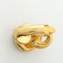 Rhinestone Clip-On Earrings Gold and Rhinestone