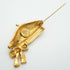 Brooch Gold-Tone Metal