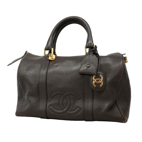 Vintage Timeless Boston Bag Caviar Medium