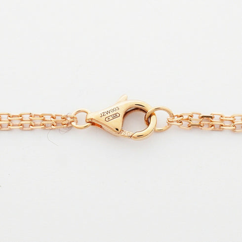 Pendant Necklace 18K Rose Gold with Diamond