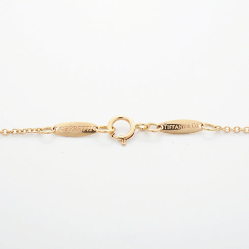 Elsa Peretti Diamonds By The Yard Pendant Necklace 18K Rose Gold and Diamond
