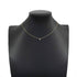 Elsa Peretti Diamonds By The Yard Pendant Necklace 18K Rose Gold and Diamond