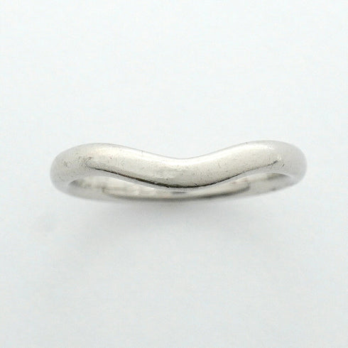 Curved Band Ring Platinum