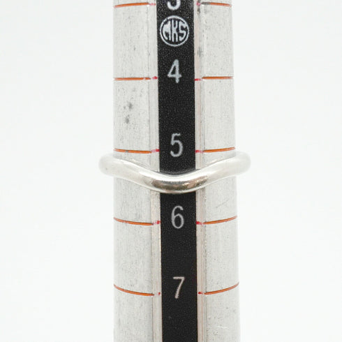 Curved Band Ring Platinum