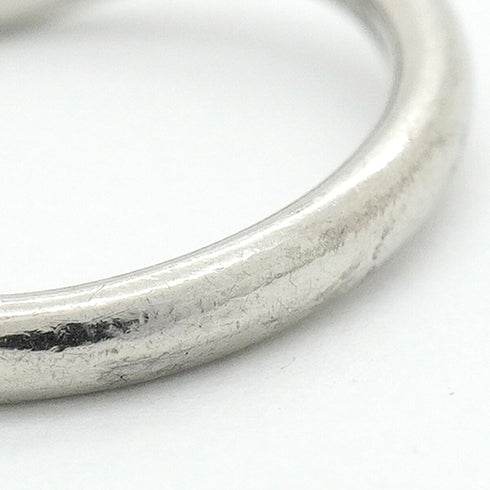 Curved Band Ring Platinum