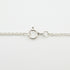 Heart Link Lariat Pendant Necklace Sterling Silver